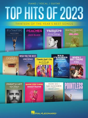 Top Hits of 2023. Arranged for Piano/Vocal/Guitar. von HAL LEONARD