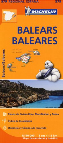 Baleares - Michelin Regional Map 579 (Michelin Regional Maps) von MICHELIN