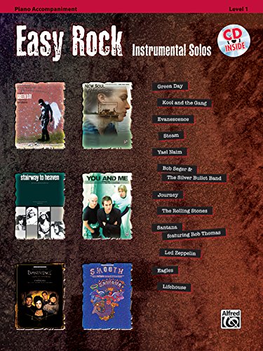 Easy Rock Instrumental Solos Klavierbegleitung, Buch/CD