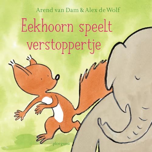 Eekhoorn speelt verstoppertje von Ploegsma