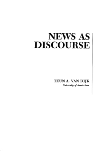 News As Discourse (Routledge Communication)