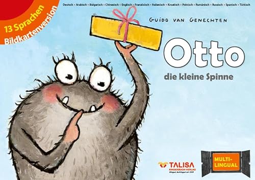 Otto - die kleine Spinne, Bildkartenversion: (13 Sprachen, Multilingual, A3)