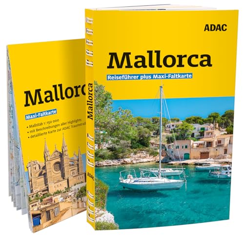 ADAC Reiseführer plus Mallorca: Mit Maxi-Faltkarte und praktischer Spiralbindung von ADAC