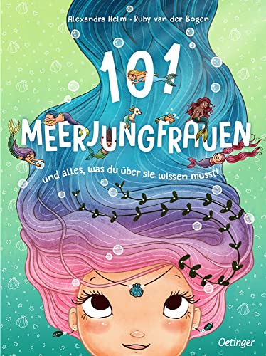 101 Meerjungfrauen und alles, was du über sie wissen musst!: Lustiges "Wissen" über Meerjungfrauen im extragroßen Wimmelbuch-Format für Kinder ab 4 Jahren (Wimmeliges Wissen über fabelhafte Wesen)
