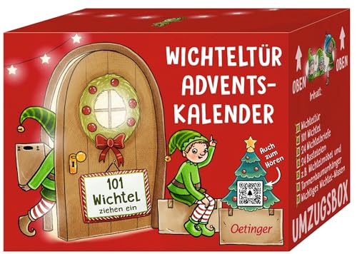 Wichteltür-Adventskalender. 101 Wichtel ziehen ein: Adventskalender ab 4 Jahren mit Wichteltür, 24 Briefen, Bastelspaß und Audio-Inhalten (Wimmeliges Wissen über fabelhafte Wesen)