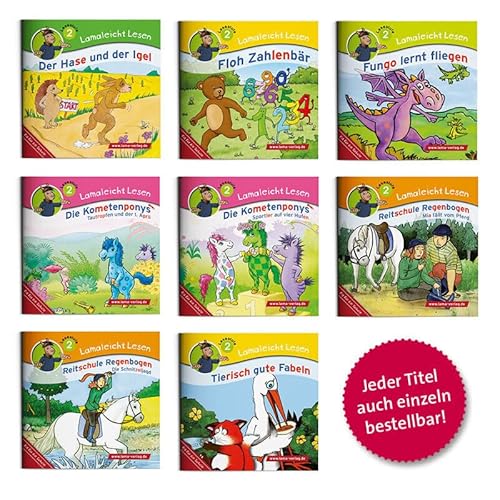 Lamaleicht Lesen Themenset Lesestufe 2: Tierische Geschichten (Lamaleicht Lesen. Lesestufe 2)