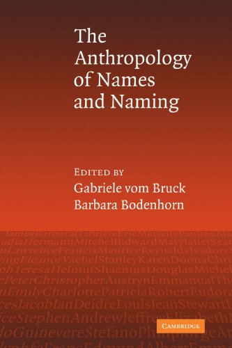 An Anthropology of Names and Naming von Cambridge University Press