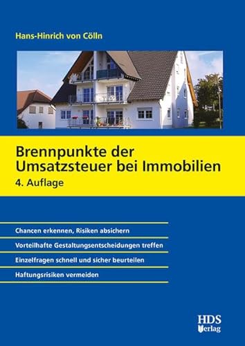 Brennpunkte der Umsatzsteuer bei Immobilien von HDS-Verlag