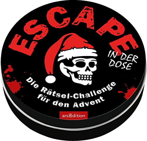 Escape-Adventskalender in der Dose: Die Rätsel-Challenge für den Advent | 24 spannende Rätsel für jeden Tag bis Weihnachten, Adventskalender für Erwachsene von Ars Edition
