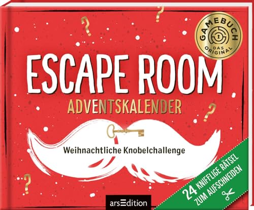 Escape Room Adventskalender. Weihnachtliche Knobelchallenge: 24 knifflige Rätsel zum Aufschneiden von Ars Edition