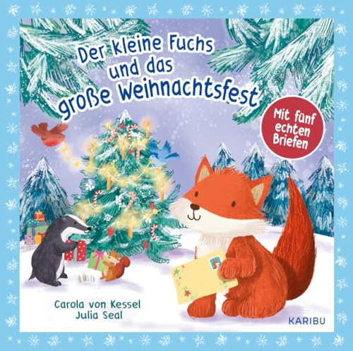 Der kleine Fuchs und das große Weihnachtsfest - mit fünf echten Briefen: Süßes Bilderbuch über Weihnachten mit liebevollen Illustrationen der Waldtiere ab 4 Jahren Der kleine Fuchs und das große Weihnachtsfest - mit fünf echten Briefen: Süßes Bilderbuch über Weihnachten mit liebevollen Illustrationen der Waldtiere ab 4 Jahren