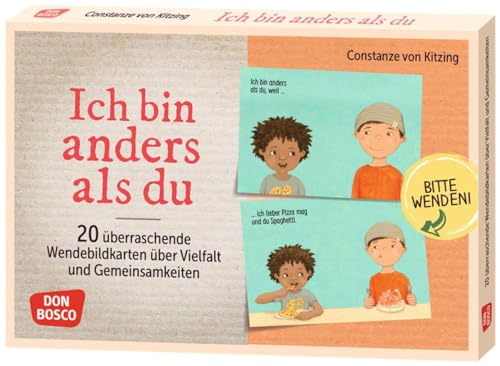 Ich bin anders als du – Ich bin wie du: 20 überraschende Wendebildkarten über Vielfalt und Gemeinsamkeiten: 20 überraschende Wendebildkarten zu ... in Kindergarten und Grundschule)