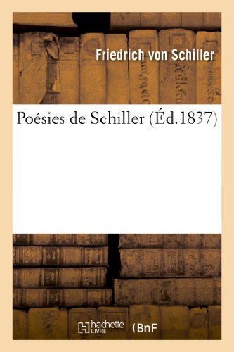 Poésies de Schiller (Éd.1837) (Litterature) von Hachette Livre - BNF