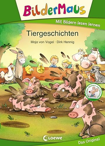 Bildermaus - Tiergeschichten: Mit Bildern lesen lernen - Ideal für die Vorschule und Leseanfänger ab 5 Jahre