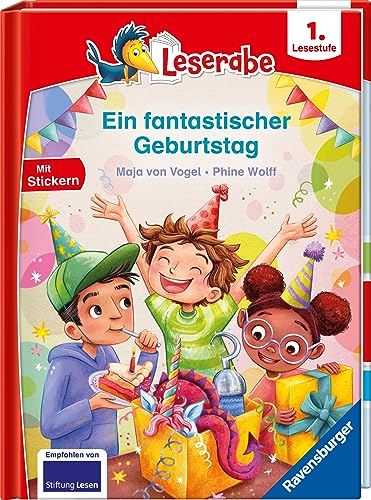 Ein fantastischer Geburtstag - lesen lernen mit dem Leserabe - Erstlesebuch - Kinderbuch ab 6 Jahren - Lesen lernen 1. Klasse Jungen und Mädchen (Leserabe 1. Klasse) (Leserabe - 1. Lesestufe) von Ravensburger Verlag GmbH