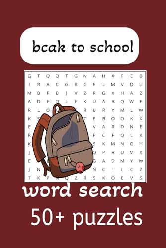 back to school word search: Fun Games and Activities to Kickstart the School Year von Independently published