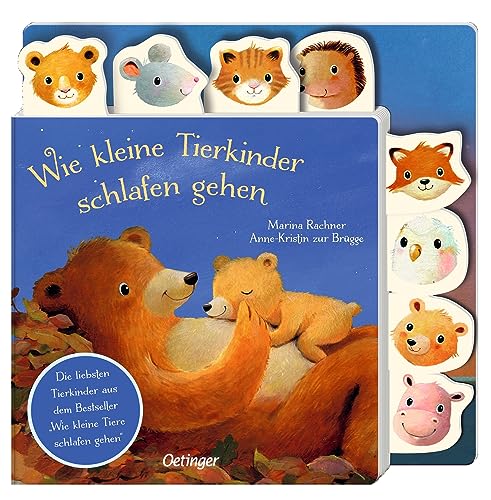 Wie kleine Tierkinder schlafen gehen: Gute-Nacht-Registerbuch mit den liebsten Tierkindern aus dem Bestseller "Wie kleine Tiere schlafen gehen"